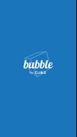bubble for CUBE الملصق