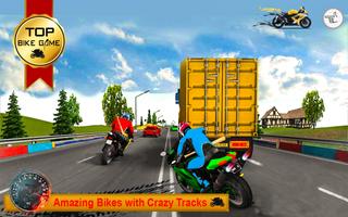 Death Moto Bike Race 3D Games capture d'écran 1