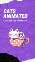Cats Stickers for WASticker Affiche