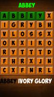 Find a WORD among the letters پوسٹر