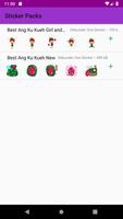 Best Ang Ku Kueh Girl Stickers WastickerApps 2019 penulis hantaran