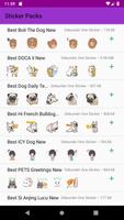 New Cute Dog Sticker Pack for Whatsapp 2019 penulis hantaran