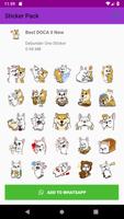 New Cute Dog Sticker Pack for Whatsapp 2019 capture d'écran 2