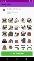 New Cute Dog Sticker Pack for Whatsapp 2019 capture d'écran 3