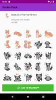New Collection Fox Stickers for WAStickerApps 2019 اسکرین شاٹ 1