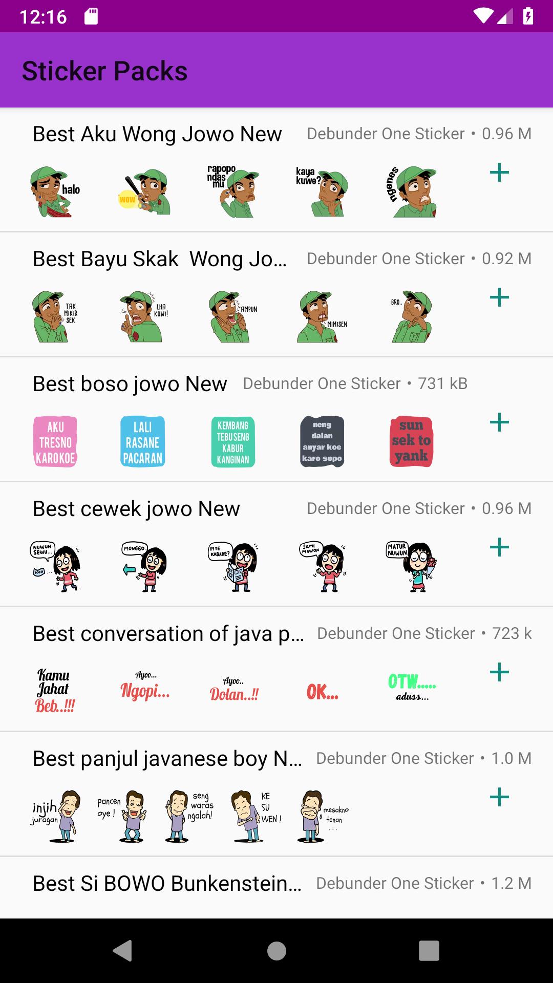 Kumpulan Jawa Sticker Sticker Wong Jowo Populer For Android