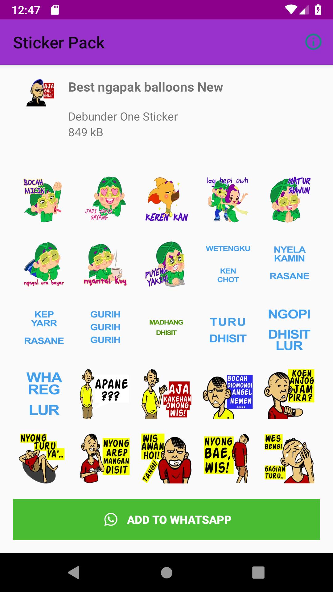 Free Stiker Basa Ngapak Wastickerapps 2019 For Android Apk Download
