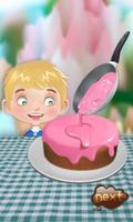 Baby birthday cake maker الملصق
