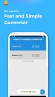 Yards to Meters Converter постер