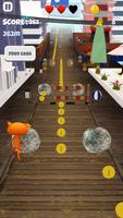 cat run - endless trash cat Affiche