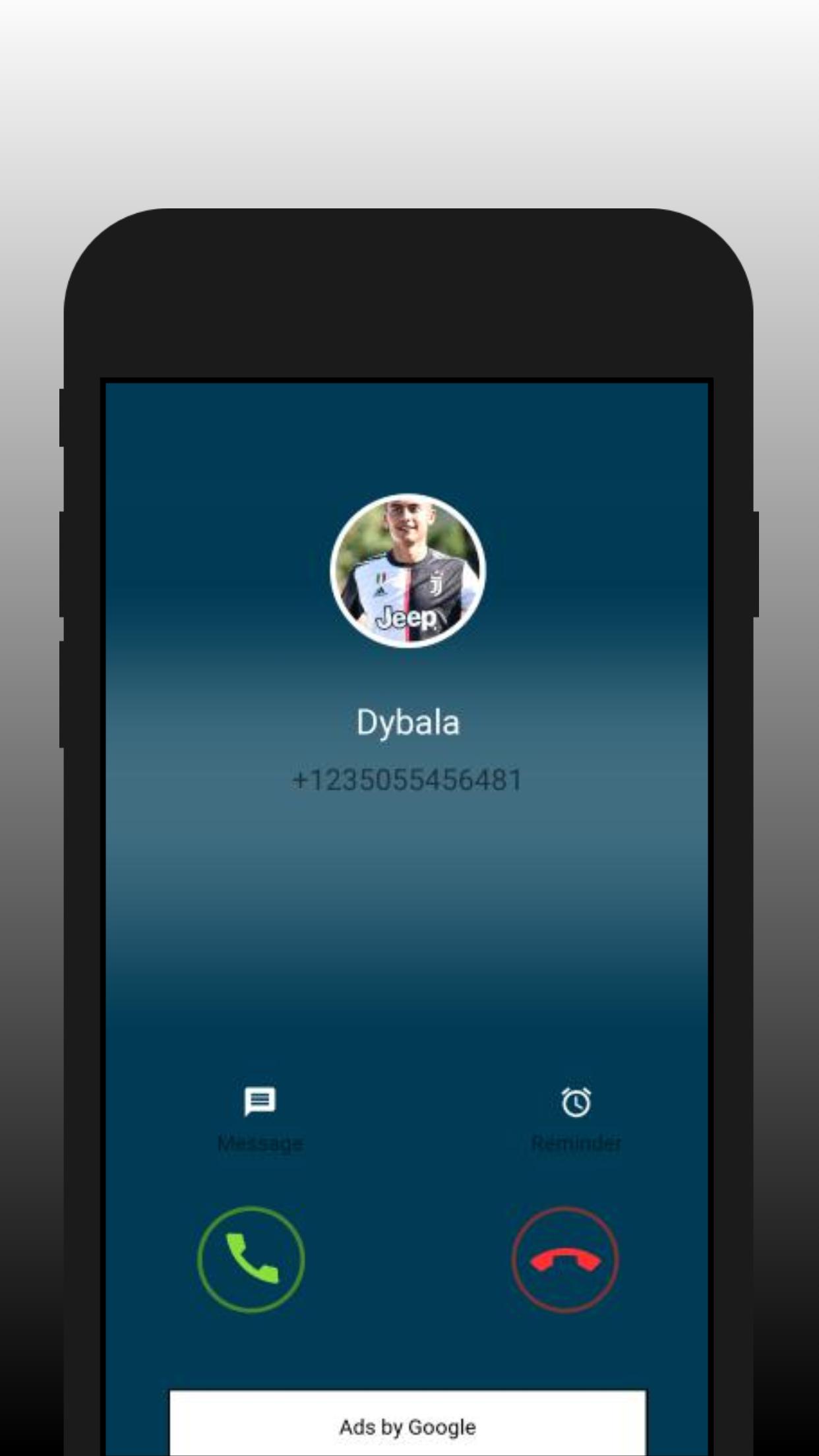 Dybala Call You Wallpaper And Videocall Prank For Android Apk Download