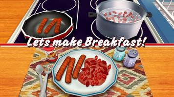 Virtual Chef Breakfast Maker 3D پوسٹر