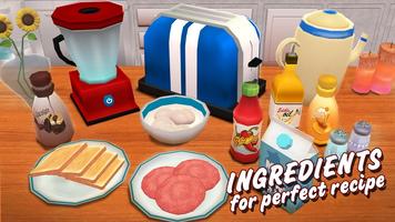 Virtual Chef Breakfast Maker 3D captura de pantalla 3