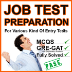 Job Preparation app Pakistan: mcqs: GRE-GAT Solved আইকন