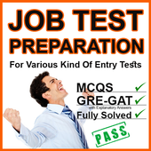 Job Preparation app Pakistan: mcqs: GRE-GAT Solved 圖標