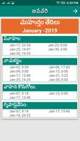 2019 Telugu Calendar imagem de tela 3