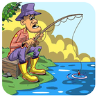 Deep sea fishing game icon