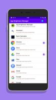 App Brightness Manager اسکرین شاٹ 2