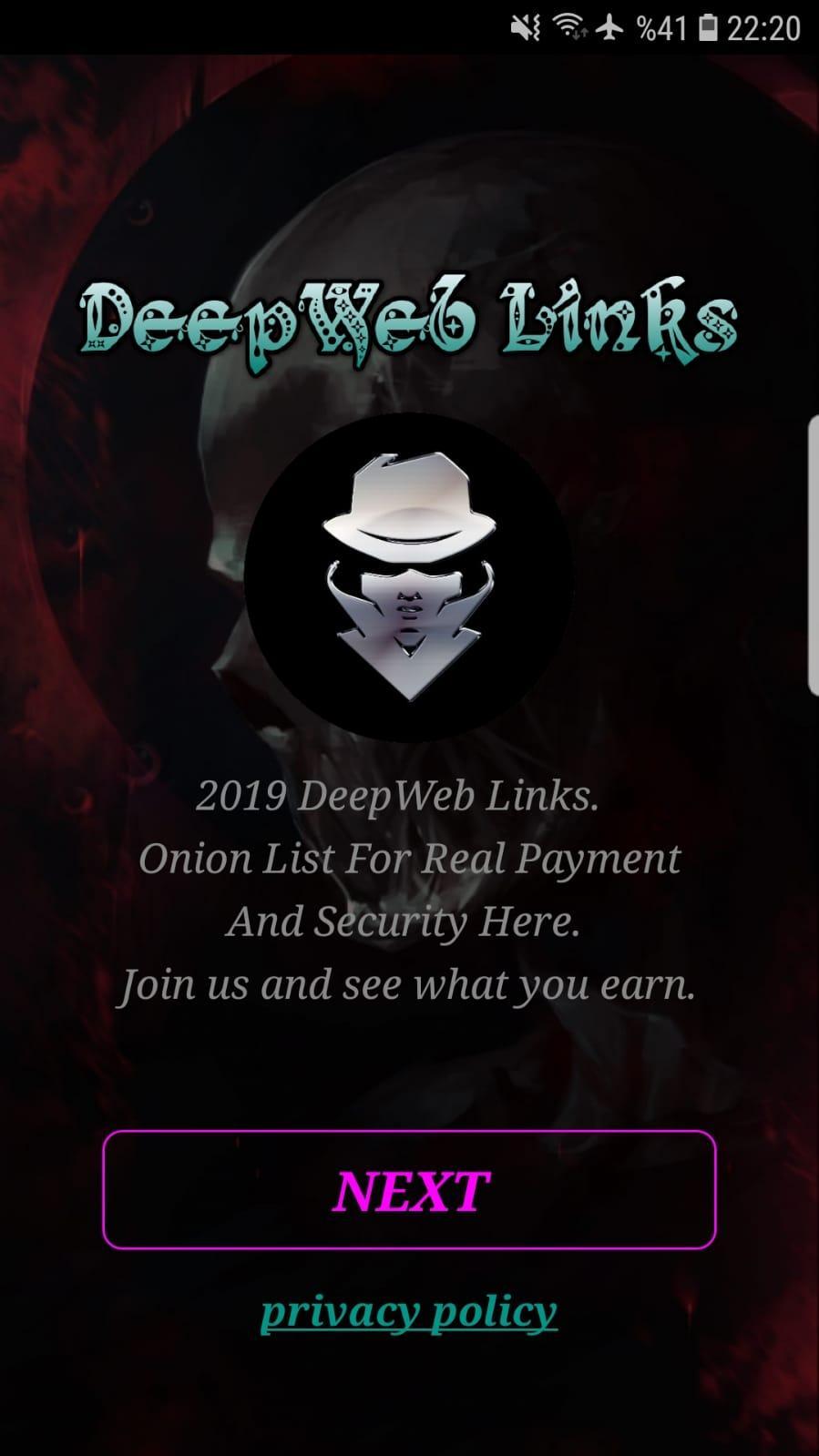 The description of Deep Web Links - Onion Link List App.