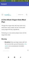 Keto Diet Vegetarian Lunatic screenshot 3