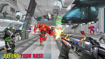 Alien Robot Space War Shooter الملصق