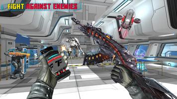 Alien Robot Space War Shooter تصوير الشاشة 1