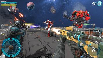 Alien Robot Space War Shooter تصوير الشاشة 2