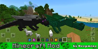 Minecraft Dragon Mod Affiche
