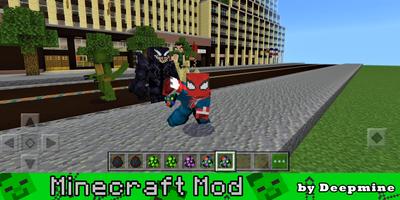 Spider-Man Minecraft Mod Affiche