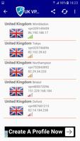 UK VPN FREE स्क्रीनशॉट 1