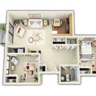 3d Home designs layouts-icoon