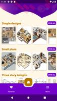 3d Home designs layouts plakat