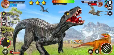 Real Dinosaur Hunter Gun Games