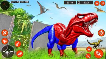 Dinosaurier-Jäger-Waffenspiele Plakat