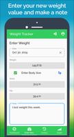 برنامه‌نما Weight Tracker عکس از صفحه