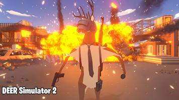 Deer Simulator 2 Game - Hero Gangster Crime City 스크린샷 2
