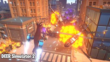 Deer Simulator 2 Game - Hero Gangster Crime City تصوير الشاشة 3