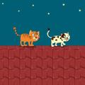 Cat on the roof