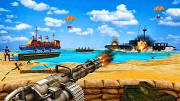 Call of Beach: Defense War syot layar 1