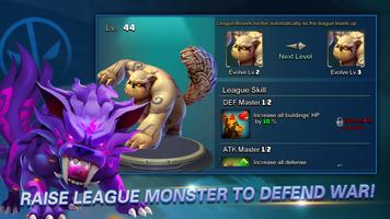 Heroes Brawl: Monster Clash - Defense Zombies ภาพหน้าจอ 1