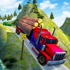 Mountain Logging Truck Transport Driver 2020 أيقونة