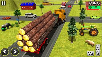 Mountain Logging Truck Transport Driver 2020 تصوير الشاشة 2