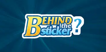 Behind the sticker