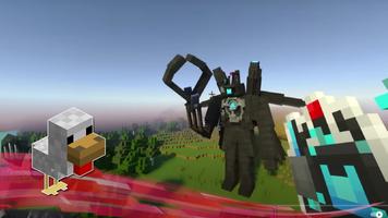 Toilet VS Camera for minecraft poster