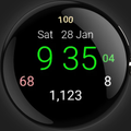 Big Font Watch Face Minus