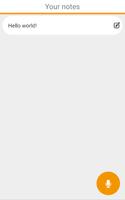 Voice Notes الملصق