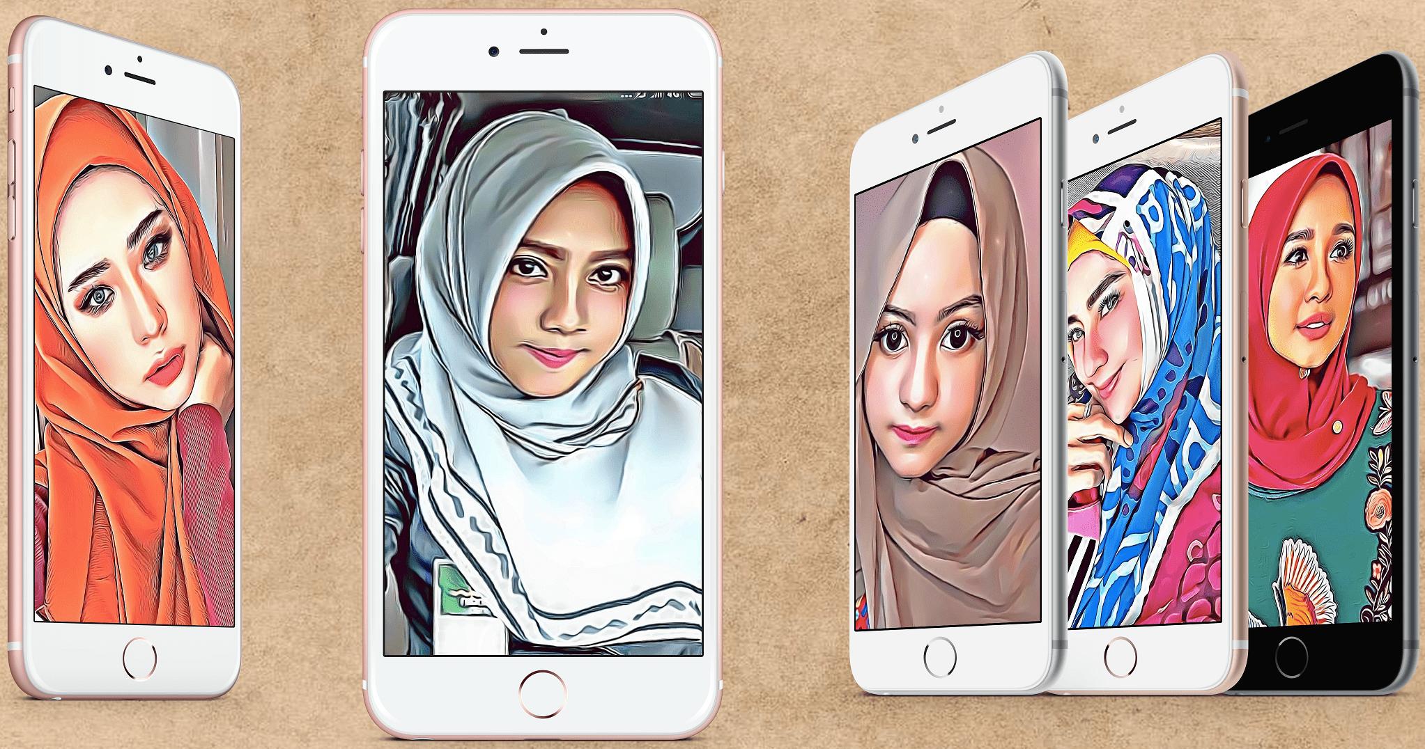 ดาวน์โหลด Muslimah Cartoon Wallpaper APK สำหรับ Android