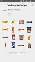 Stickers de comidas y bebidas  स्क्रीनशॉट 1