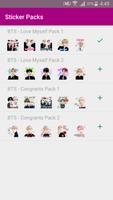 BTS Animated WASticker Packs ภาพหน้าจอ 3