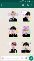 BTS Animated WASticker Packs ภาพหน้าจอ 1